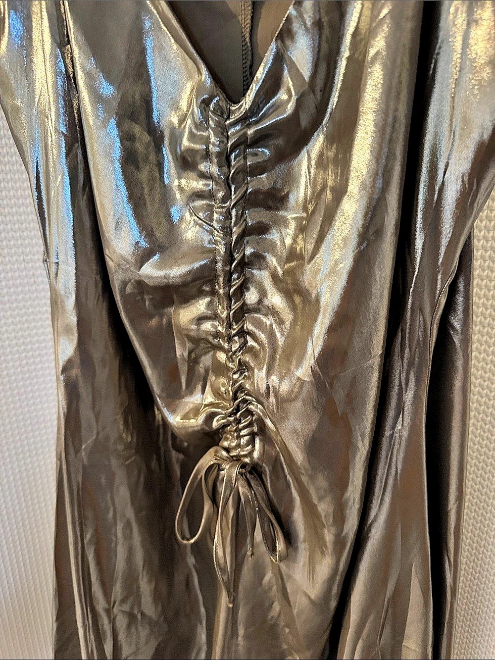 Zara Foil Print Midi Slip Dress - Picture 3 of 4